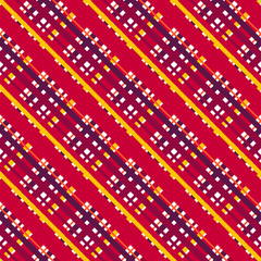 Seamless vector pattern with interlaced diagonal stripes