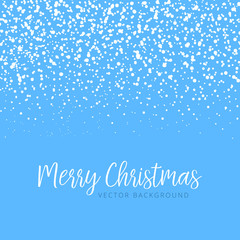 Snowy background vector illustration