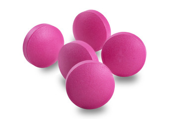 Pill for health in isolation on a white background. For designers.