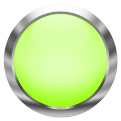 Gelbgrüner Glasbutton