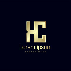 Fototapeta premium Initial Letter KC Logo Template Vector Design
