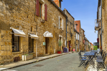 Street in Domme, France