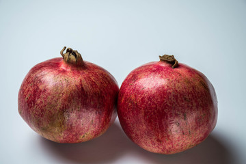 pomegranate isolated on white background