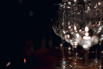 empty glasses