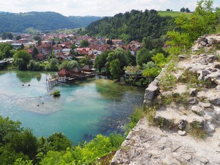 Fototapeta na wymiar Beautiful town in Bosnia, Europe