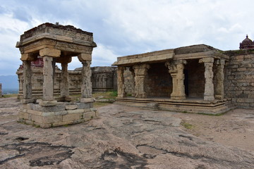 Obraz premium Dindigul, Tamilnadu, India - July 13, 2018: Dindigul Malai Kottai