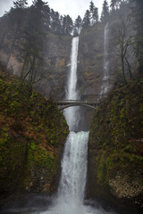 Multnomah Waterfall Oregon United States in the spring 
