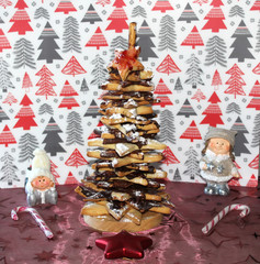 gateau sablé en forme de sapin