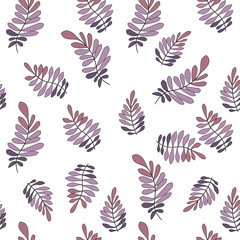 Texture with flowers and plants. Floral ornament. Original flowers pattern.