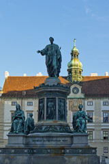 Kaiser Franz II Monument at the Hofburg Palace in Vienna, Austria