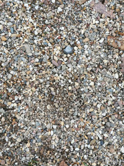 Kies Textur auf einem Spielplatz