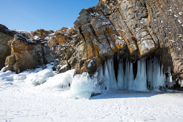 Lake Baikal in winter