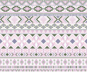Tribal ethnic motifs geometric vector seamless background.