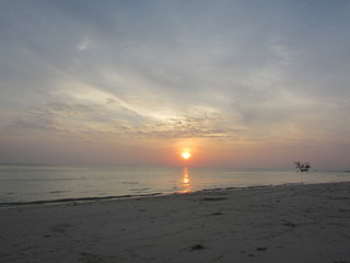 Fototapeta premium sunset at sea