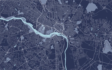 map of the city of Richmond, Virginia, USA - 240527455