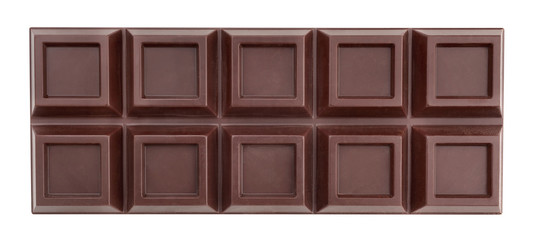 chocolate bar path isolated