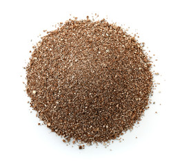 Top view of vermiculite