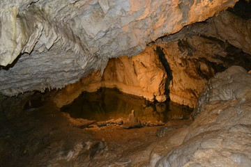 Fototapeta na wymiar Demanovska cave of liberty