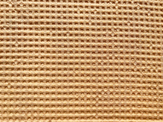 Background - textile wafer beige fabric./
Background - texture of beige waffle fabric.