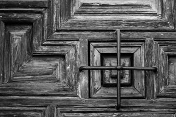 Puerta de madera