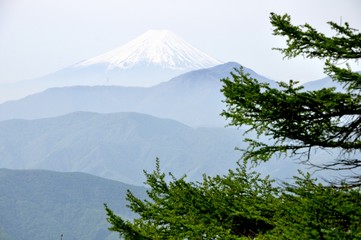 七ツ石山より富士山