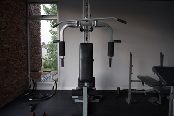 gym without people for physical training