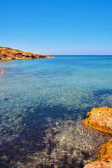 beach (cala mosche) in one of the most beautiful beaches of Sicily, in the Vendicari Natural...