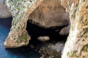 Steilküste an der Blauen Grotte