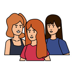 group of women characters