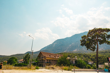 windmill in the mountains