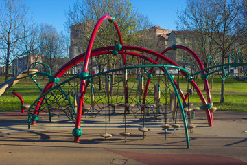 colorful playground for children games