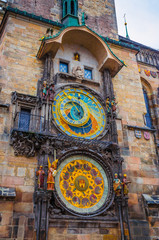 Astronomical Clock Tower in Old Town Prague, Czech Republic.