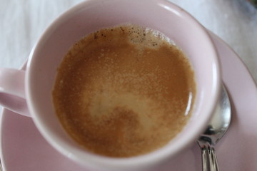 tazzina di caaè espresso italiano