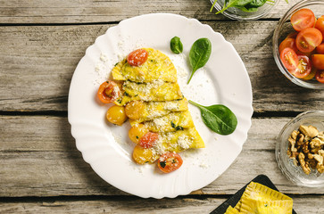 Delicious homemade ravioli pasta