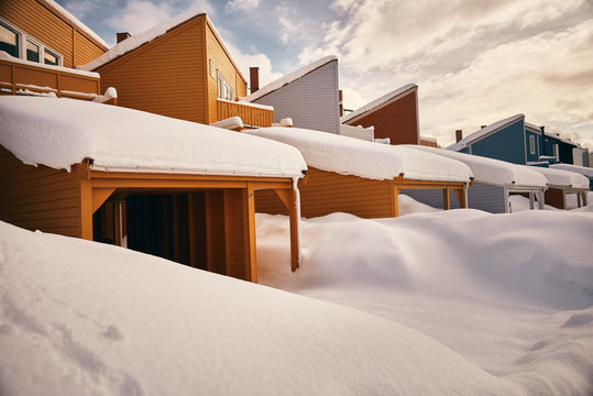 Norwegian colorful houses