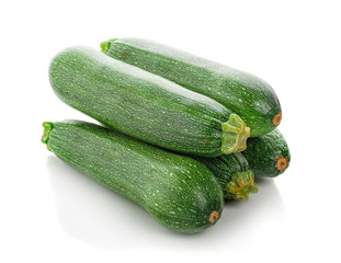 zucchini isolated on a white background
