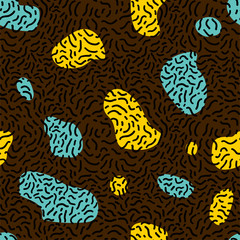 Handwriting background. Seamless pattern. Vector. 手書きのパターン