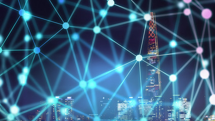 빅데이타 네트워크 전송이미지 © 영주 조