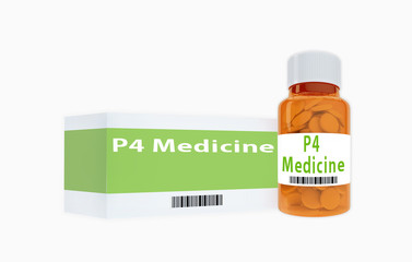 P4 Medicine concept