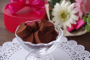 バレンタインデー　チョコレート　生チョコレート　バレンタインのチョコレート
Valentine's day chocolate