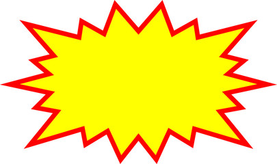 Explosion pop art in comics book style, vector illustration