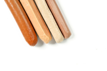 Sausage bangers hotdog chicken beef lamb verity mix