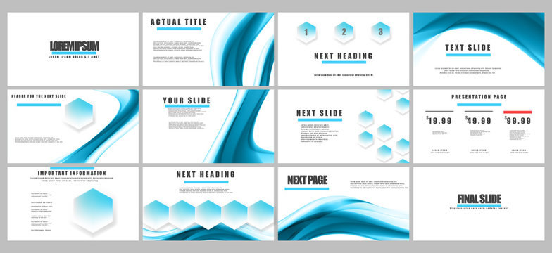 Business presentation template. Graphic concept for your marketing and advertising design