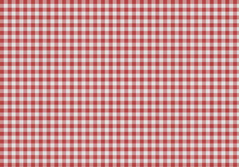 red gingham cotton background