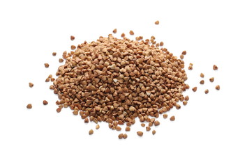 Buckwheat isolated on white background