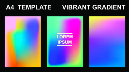 Fototapeta premium Vector EPS 10 illustration Gradient Background Texture. Template for design, banner, flyer, business card, poster, wallpaper, brochure, smartphone screen, mobile app.
