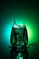 splash of water