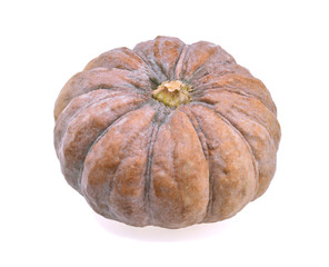 Fresh pumpkin isolated on white background