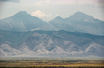 landscape with mountains 