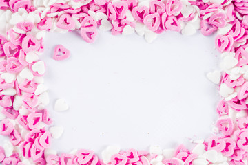 Valentine's sweets background